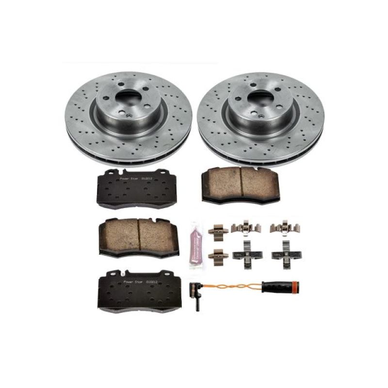 PowerStop 00-03 Mercedes-Benz CL500 Front Autospecialty Brake Kit