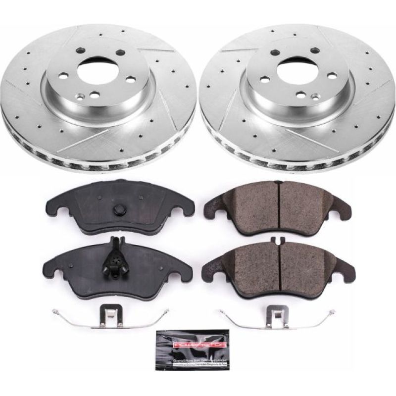 PowerStop 13-14 Mercedes-Benz C300 Front Z23 Evolution Sport Brake Kit