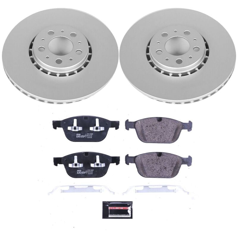 PowerStop 03-14 Volvo XC90 Front Euro-Stop Brake Kit