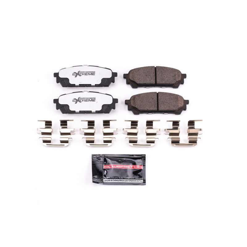 PowerStop 05-06 Saab 9-2X Rear Z26 Extreme Street Brake Pads w/Hardware