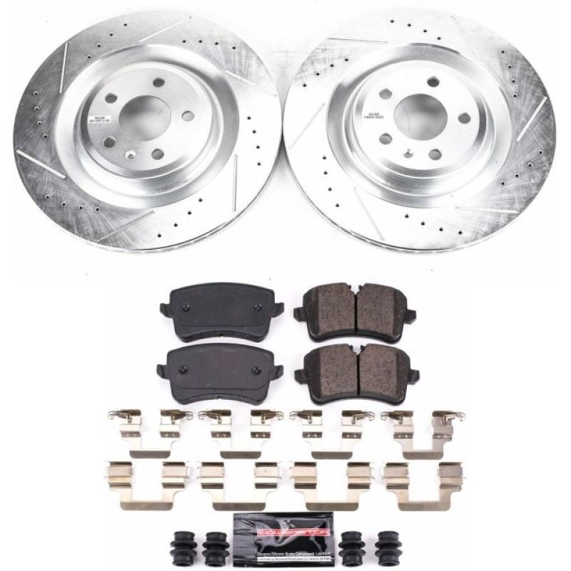 PowerStop 16-18 Audi A7 Quattro Rear Z23 Evolution Sport Brake Kit