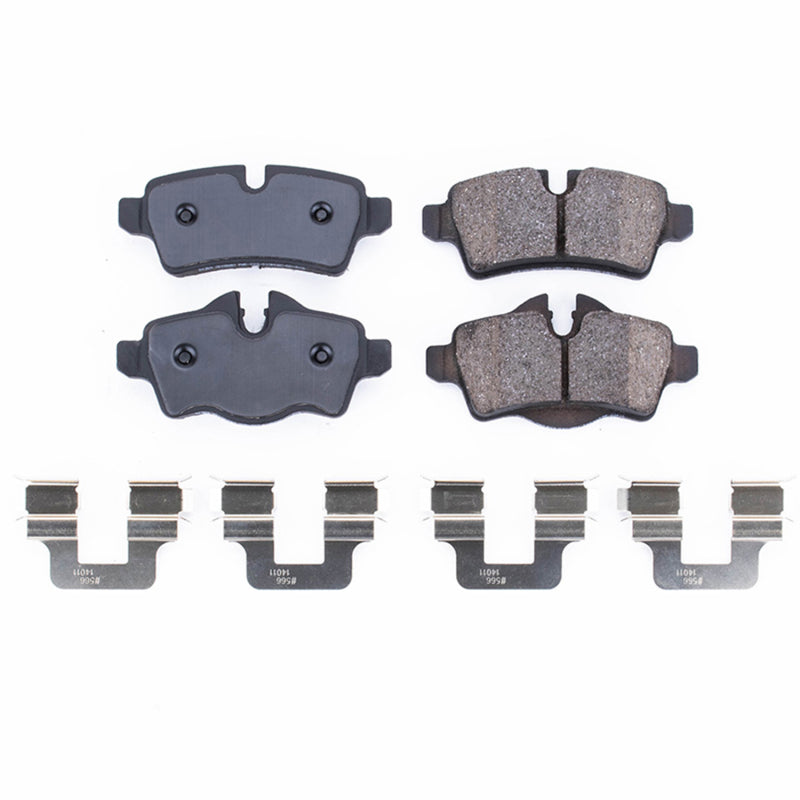 PowerStop 07-15 Mini Cooper Rear Z17 Evolution Ceramic Brake Pads w/Hardware