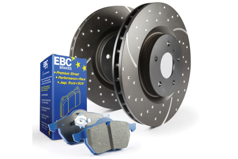 EBC S6 Kits Bluestuff Pads & GD Rotors - 2011-2016 Audi S4 Base