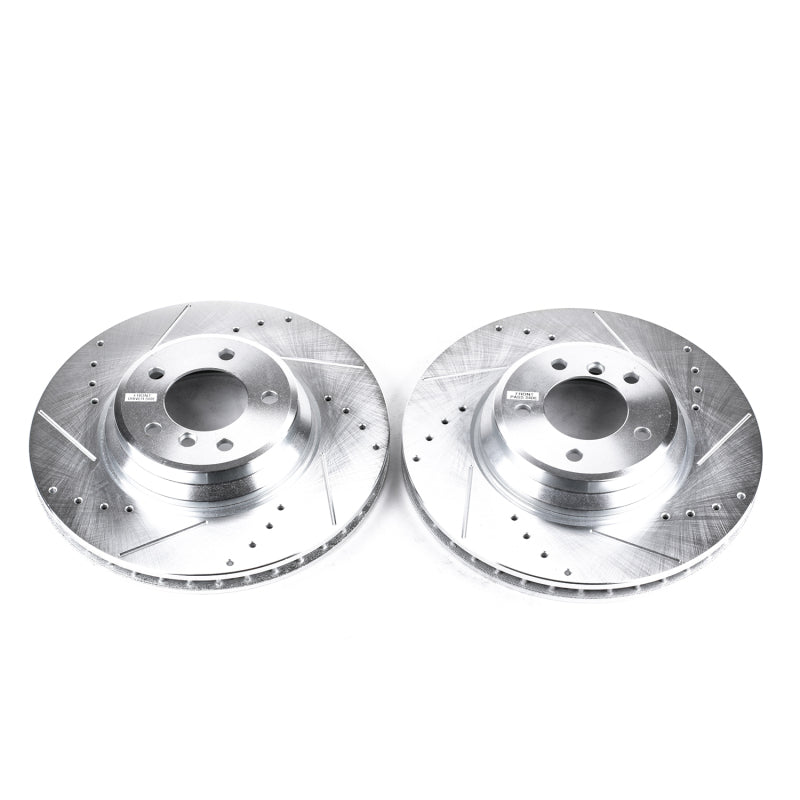 PowerStop 09-11 BMW 335d Front Evolution Drilled & Slotted Rotors - Pair