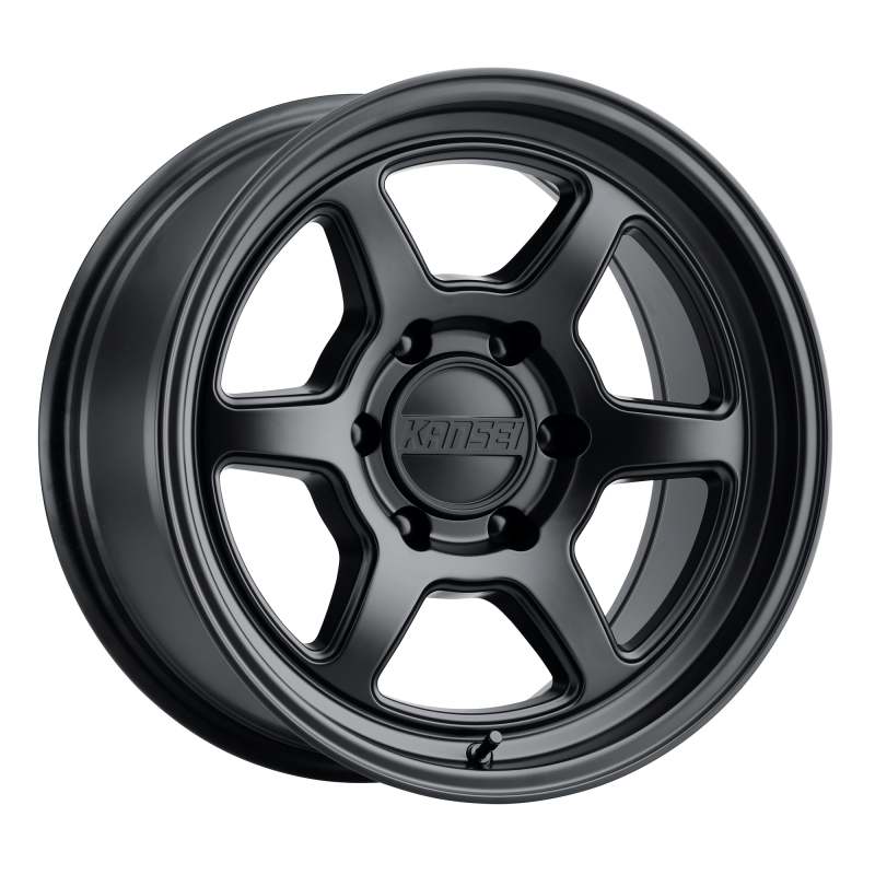 Kansei Wheels Kansei K14MB Roku 17x8.5in / 6x135 BP / 0mm Offset / 87.1mm Bore - Matte Black Wheel