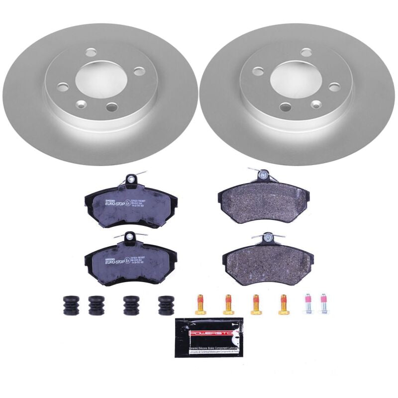 PowerStop 95-02 Volkswagen Cabrio Front Euro-Stop Brake Kit