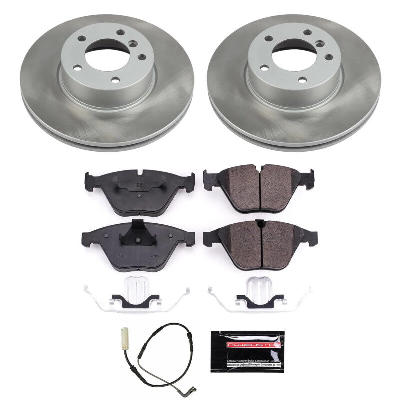 PowerStop 2008 BMW 328xi Front Semi-Coated Rotor Kit