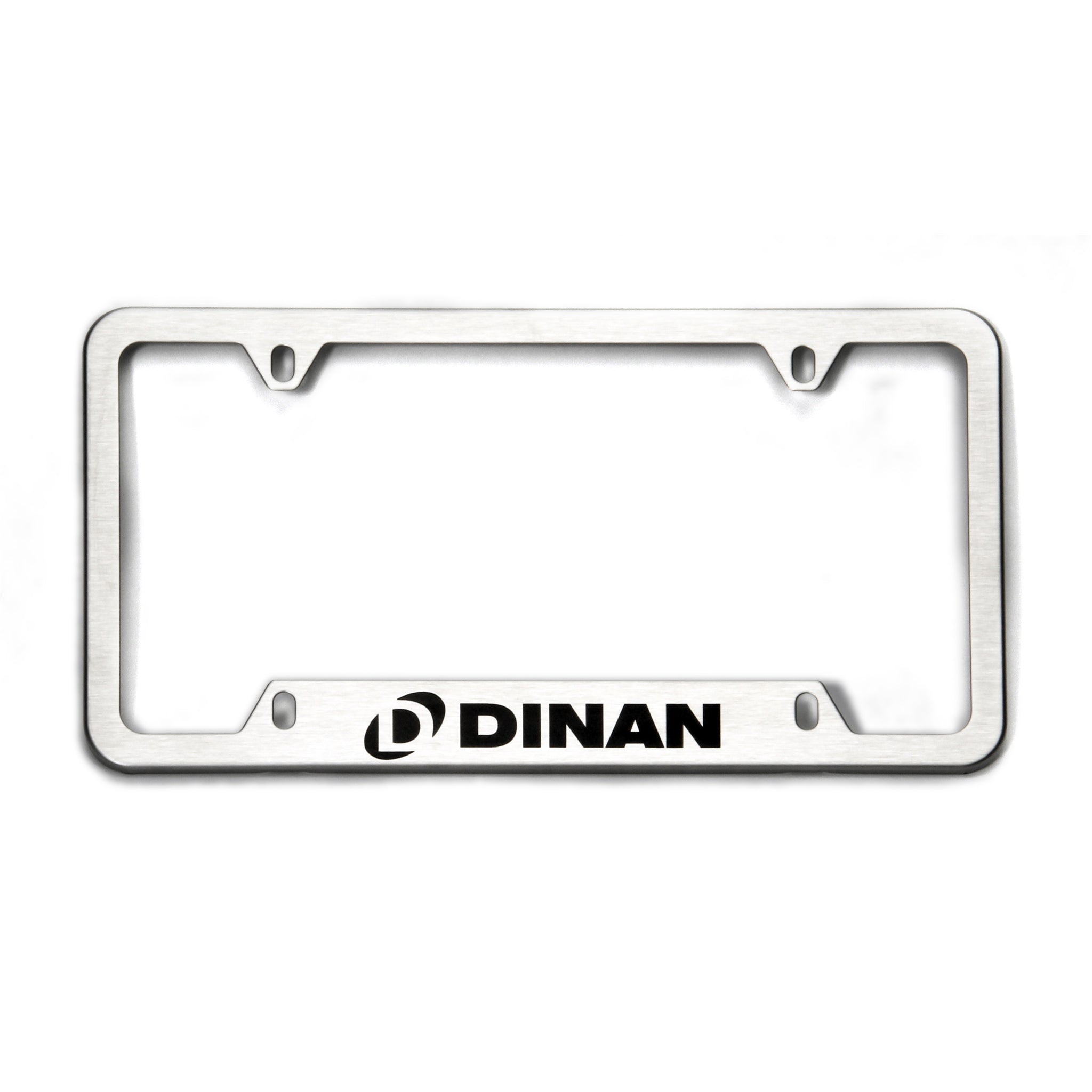 Dinan PLATE FRAME KIT; BRUSHED SS