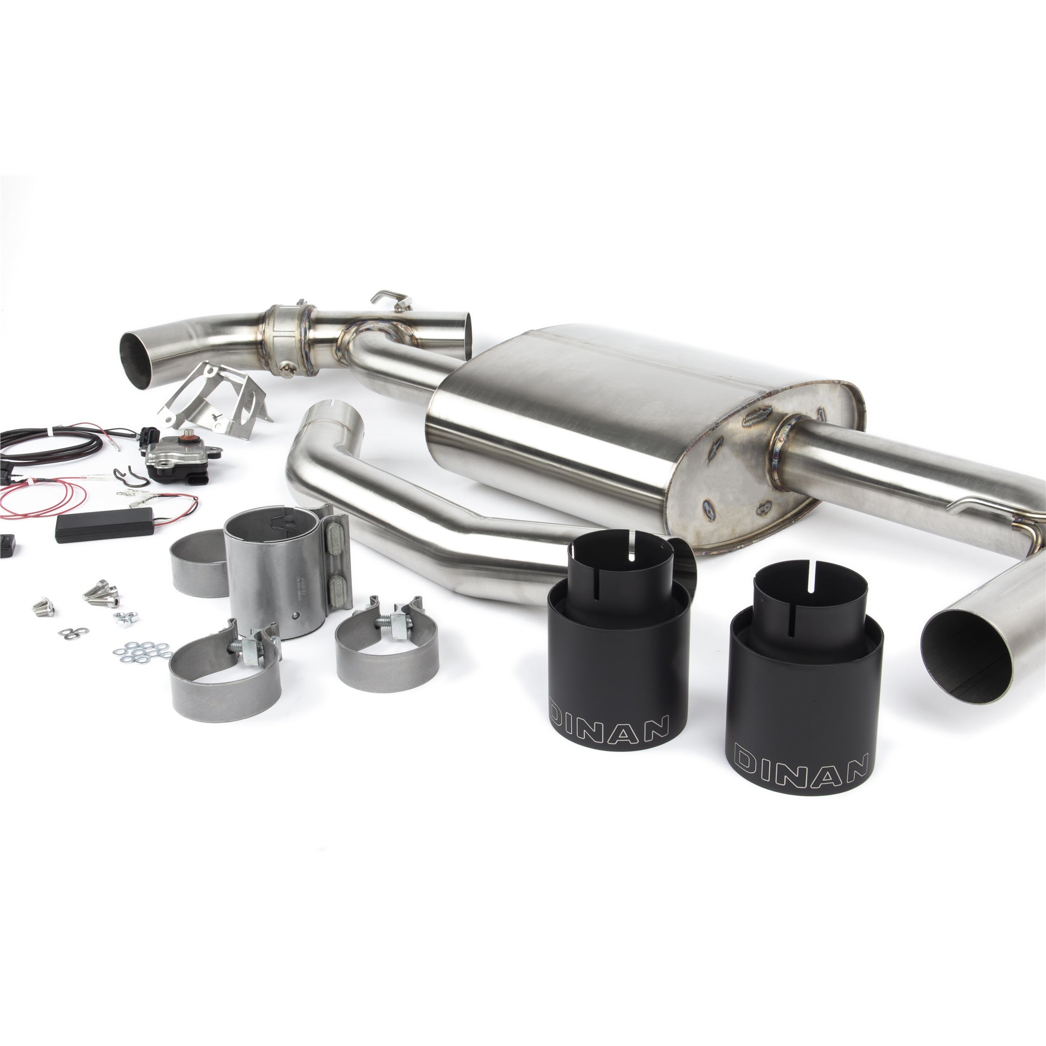 Dinan FREEFLOW EXHAUST F60 FWD; BLACK
