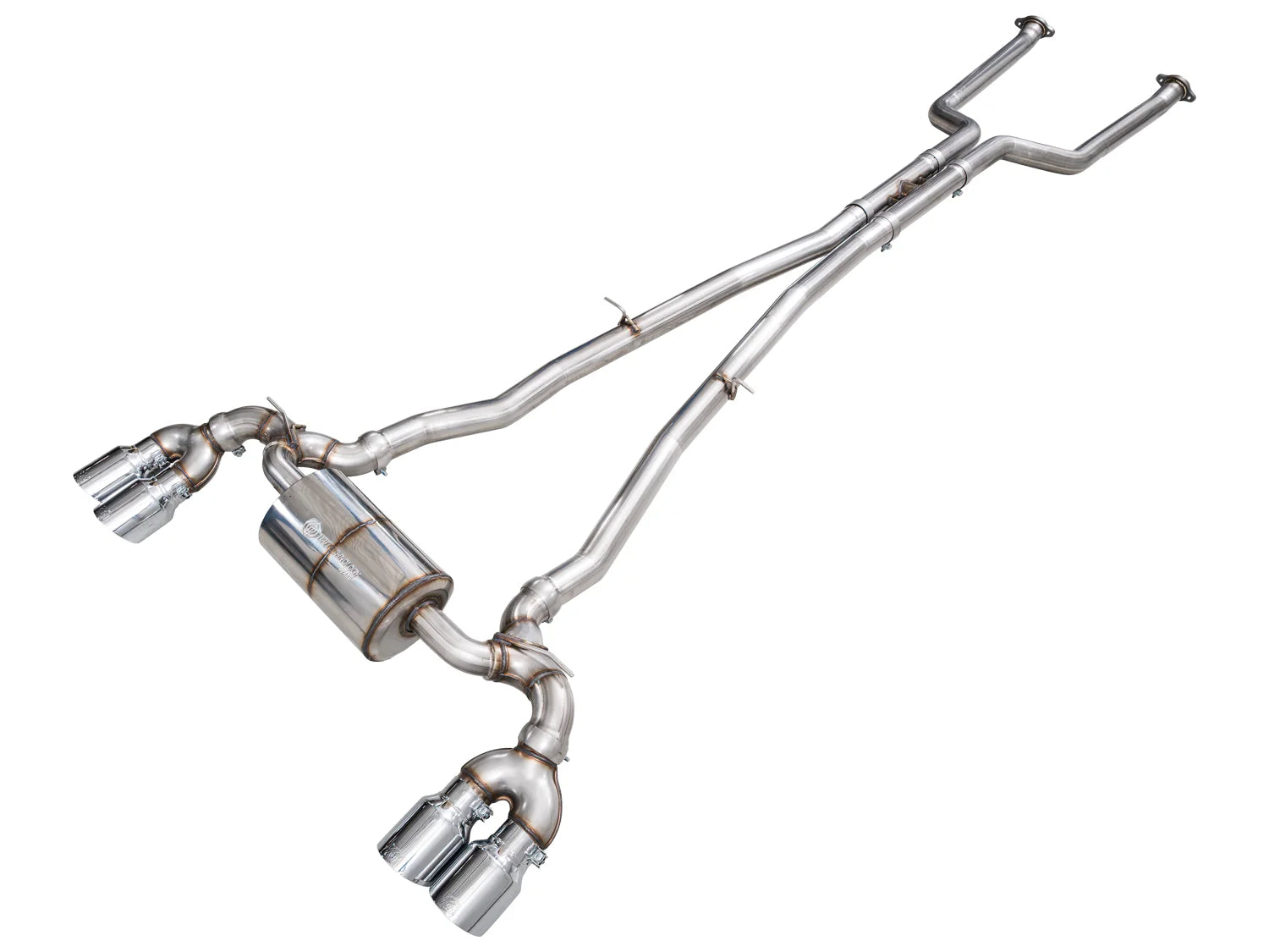 AWE Tuning Touring Edition Catback Exhaust Chrome Silver Tips - BMW G90/G99 M5