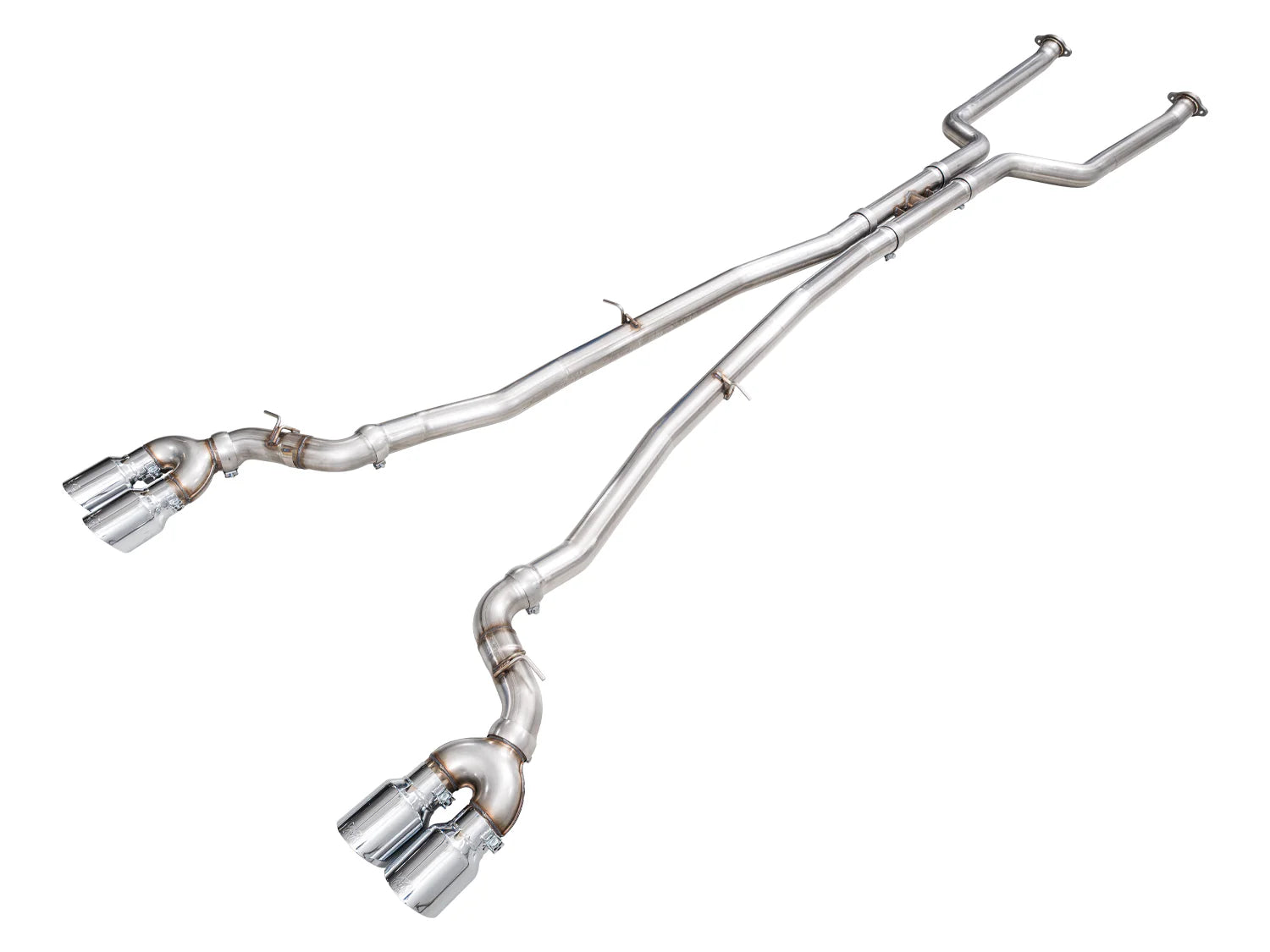 AWE Tuning Track Edition Catback Exhaust Chrome Silver Tips - BMW G90/G99 M5