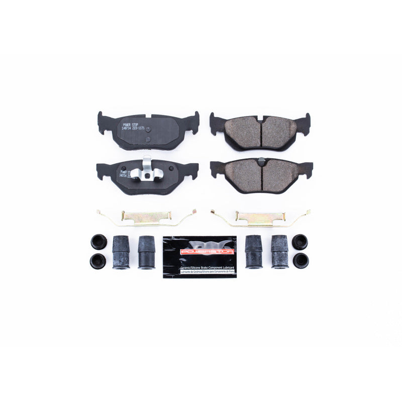 PowerStop 07-09 BMW 323i Rear Z23 Evolution Sport Brake Pads w/Hardware