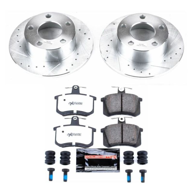 PowerStop 95-97 Audi A6 Rear Z26 Street Warrior Brake Kit