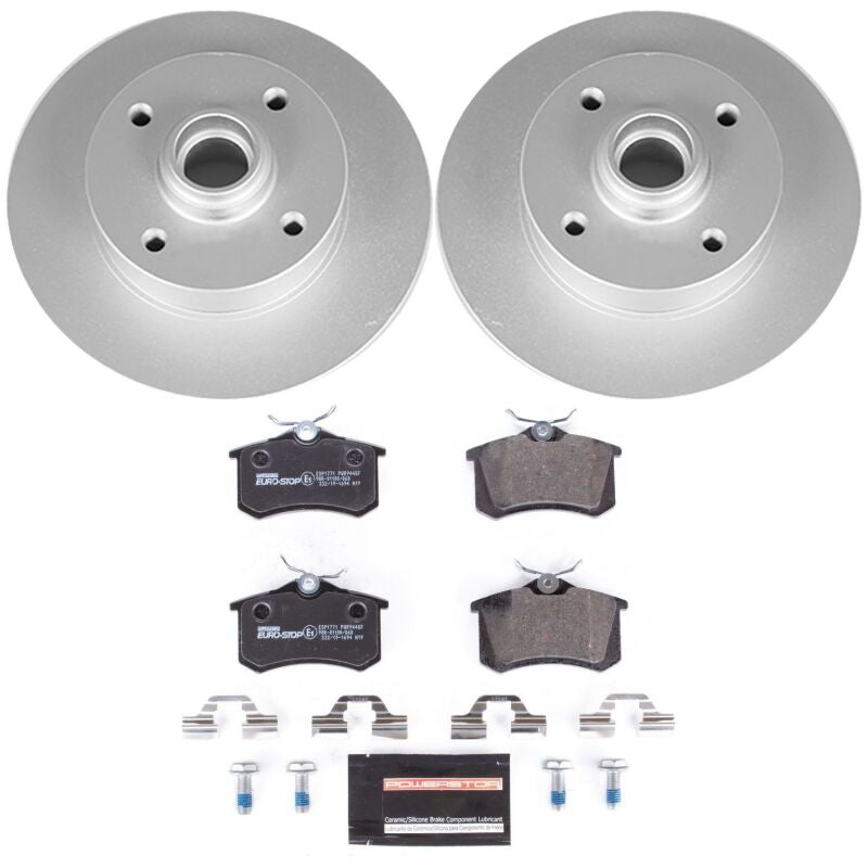 PowerStop 99-02 Volkswagen Cabrio Rear Euro-Stop Brake Kit