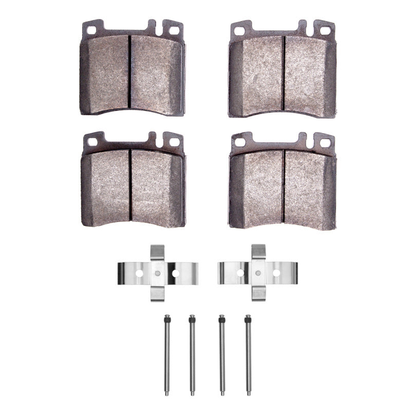 DFC 91-99 Mercedes-Benz S350 Front 5000 Advanced Semi Metallic Brake Pads and Hardware Kit