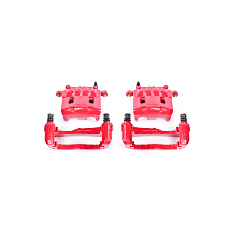 PowerStop 05-06 Saab 9-2X Front Red Calipers w/Brackets - Pair