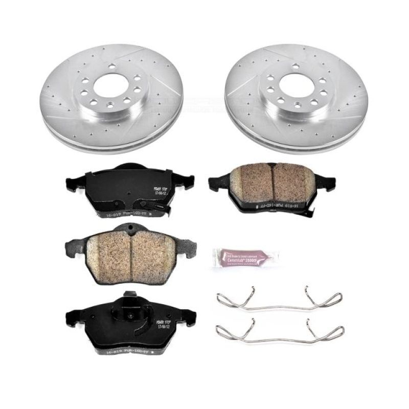 PowerStop 99-03 Saab 9-3 Front Z23 Evolution Sport Brake Kit