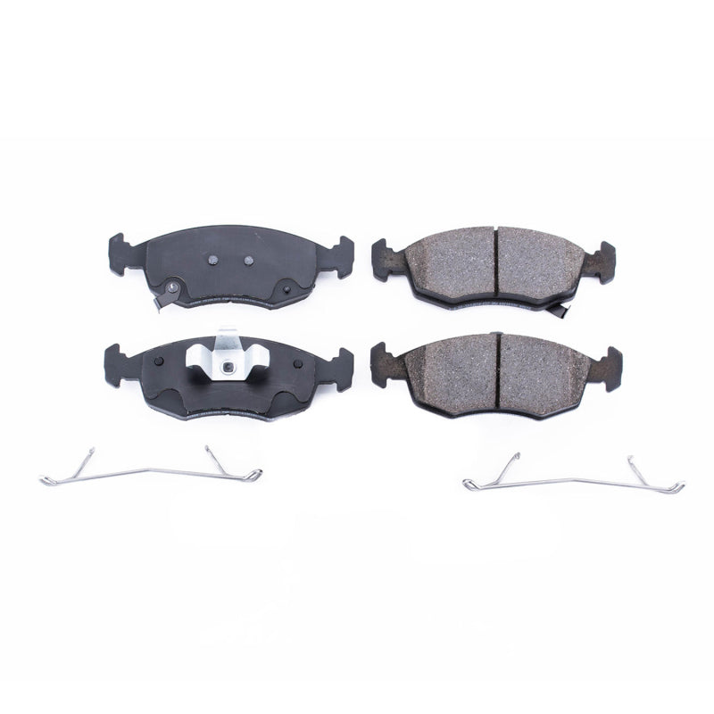 PowerStop 12-18 Fiat 500 Front Z17 Evolution Ceramic Brake Pads w/Hardware