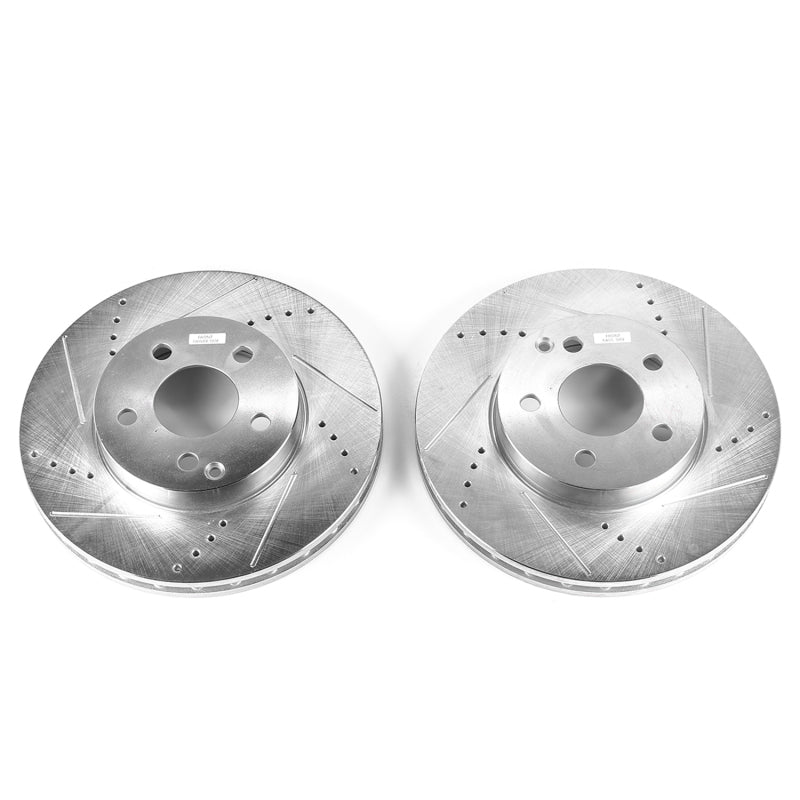 PowerStop 03-09 Mercedes-Benz E320 Front Evolution Drilled & Slotted Rotors - Pair