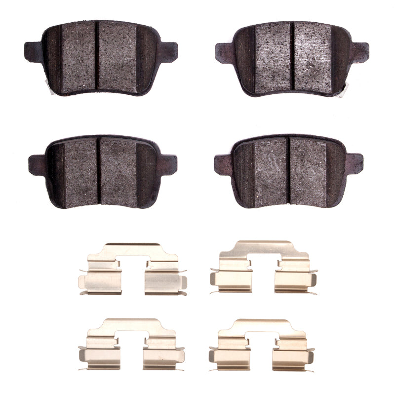 DFC 14-19 Fiat 500L Rear 5000 Advanced Ceramic Brake Pads and Hardware Kit