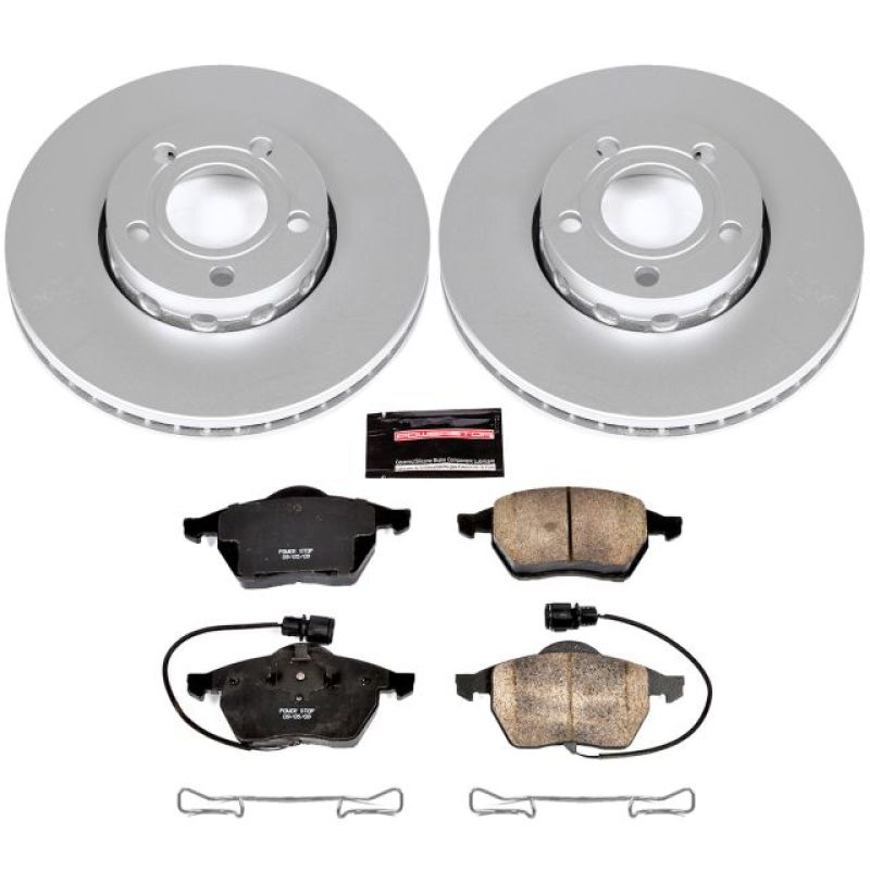 PowerStop 95-97 Audi A6 Front Z23 Evolution Sport Coated Brake Kit