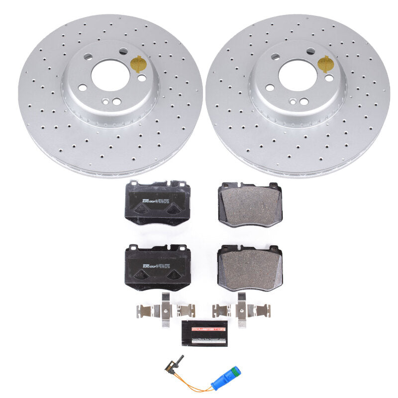 PowerStop 2018 Mercedes-Benz C350e Front Euro-Stop Brake Kit