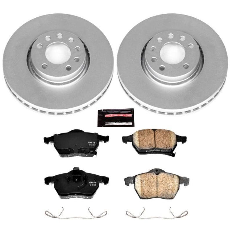 PowerStop 99-02 Saab 9-3 Front Z23 Evolution Sport Coated Brake Kit
