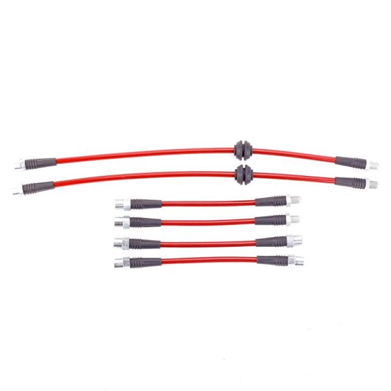 PowerStop 90-91 BMW 325iX Front & Rear SS Braided Brake Hose Kit