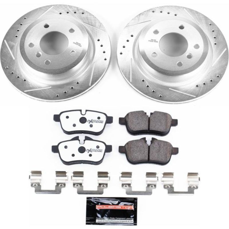 PowerStop 11-16 BMW Z4 Rear Z26 Street Warrior Brake Kit