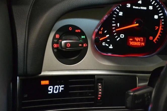 P3 Gauge Red / White - Audi A6 / S6 / RS6 C6