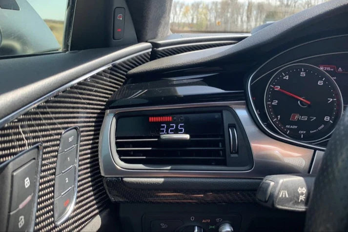 P3 Gauge Red / White - Audi A6/S6/RS7/A7/S7/RS7 C7