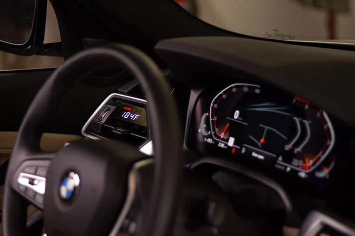 P3 Gauge Orange / White - BMW 2 / 3 / 4 Series G2X/G8X/G42