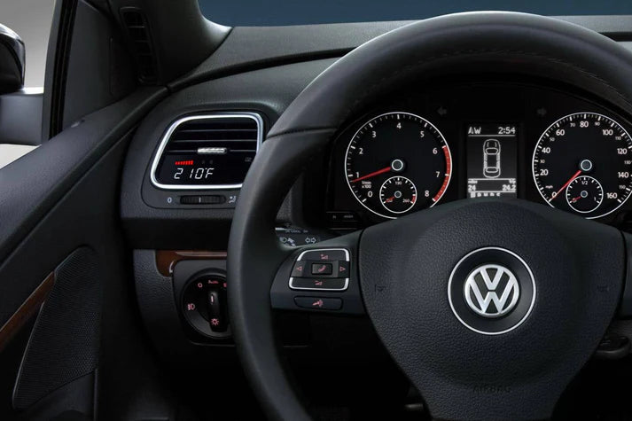 P3 Gauge Red / White - VW Scirocco / EOS