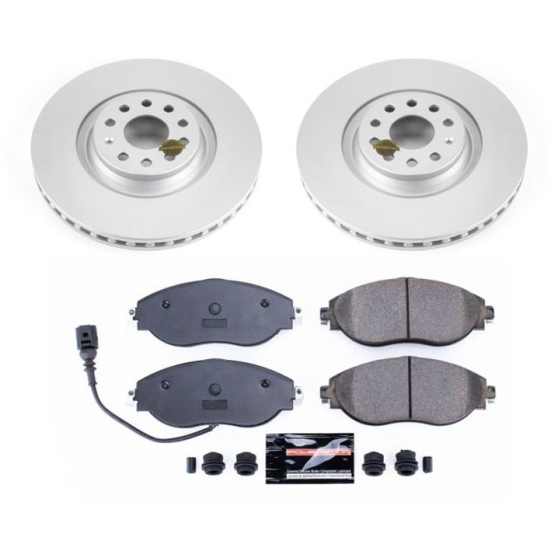 PowerStop 12-17 Volkswagen CC Front Z23 Evolution Sport Coated Brake Kit