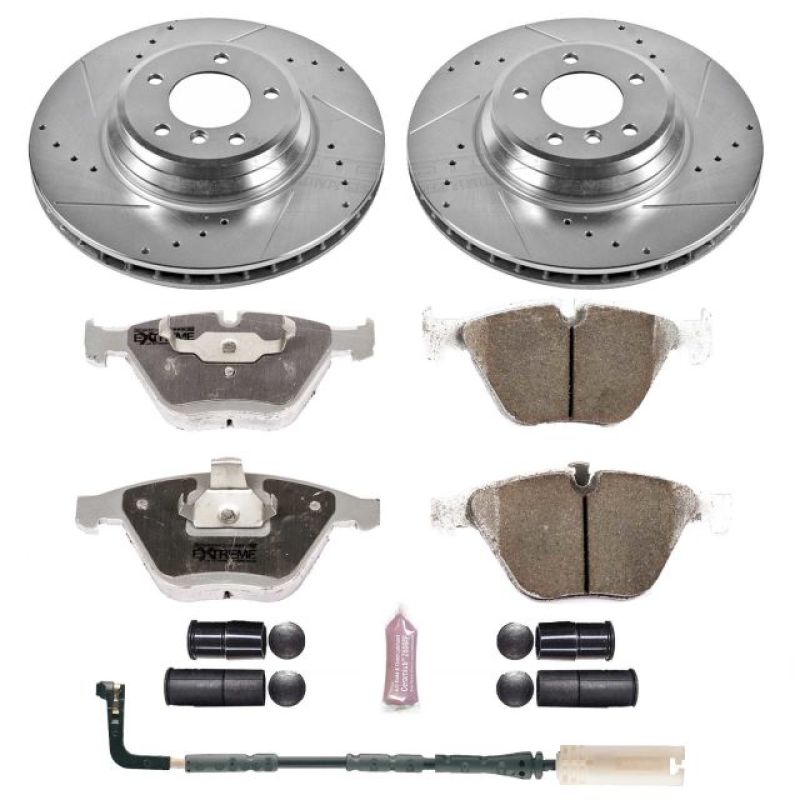PowerStop 2009 BMW 335i xDrive Front Z26 Street Warrior Brake Kit