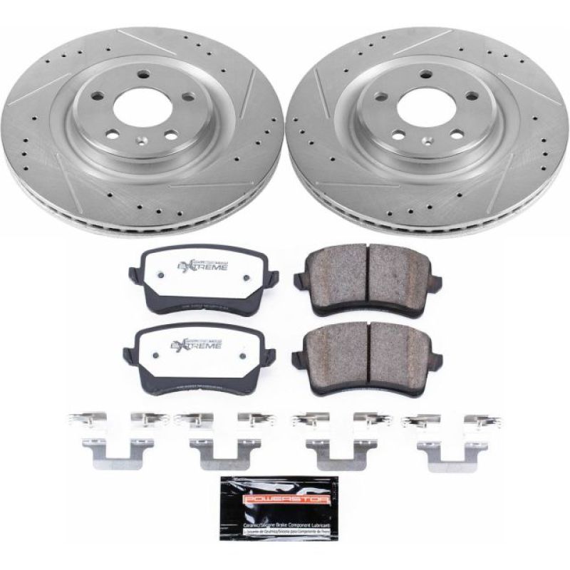 PowerStop 13-17 Audi Q5 Rear Z26 Street Warrior Brake Kit