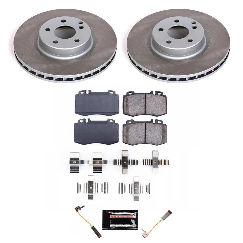 PowerStop 2006 Mercedes-Benz CLS500 Front Semi-Coated Rotor Kit
