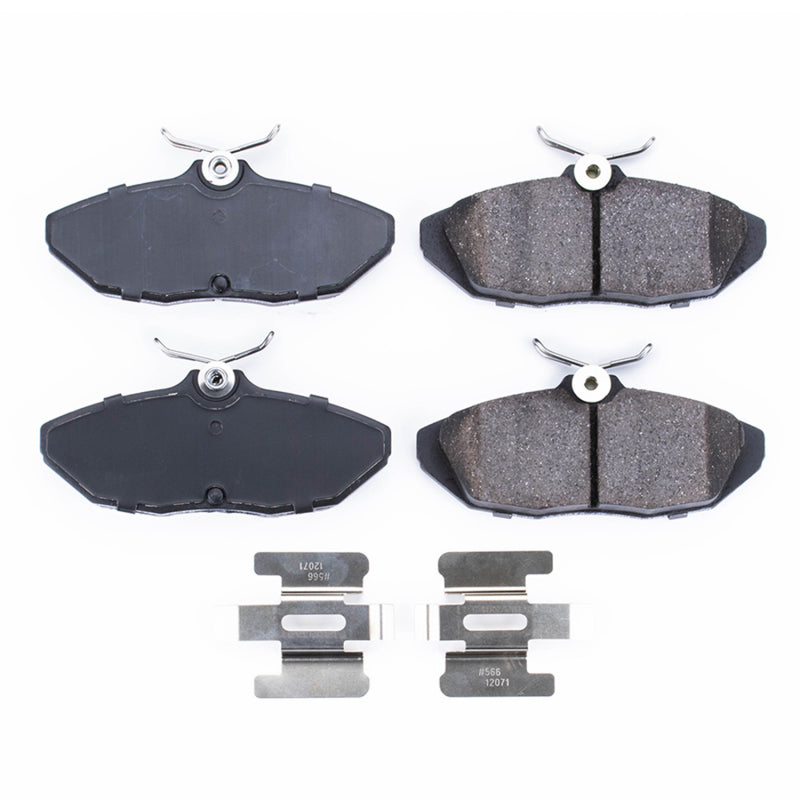 PowerStop 01-02 Dodge Viper Rear Z17 Evolution Ceramic Brake Pads w/Hardware