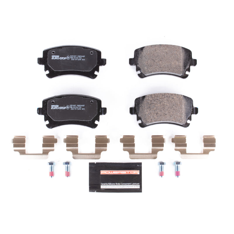 PowerStop 07-11 Audi S6 Euro-Stop ECE-R90 Rear Brake Pads