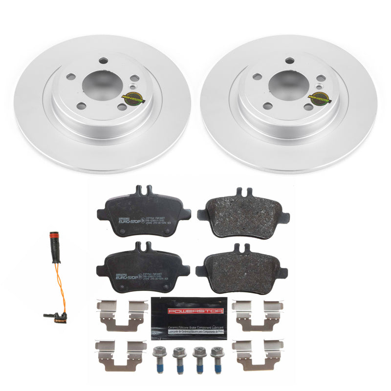 PowerStop 2017 Mercedes-Benz SLC300 Rear Euro-Stop Brake Kit