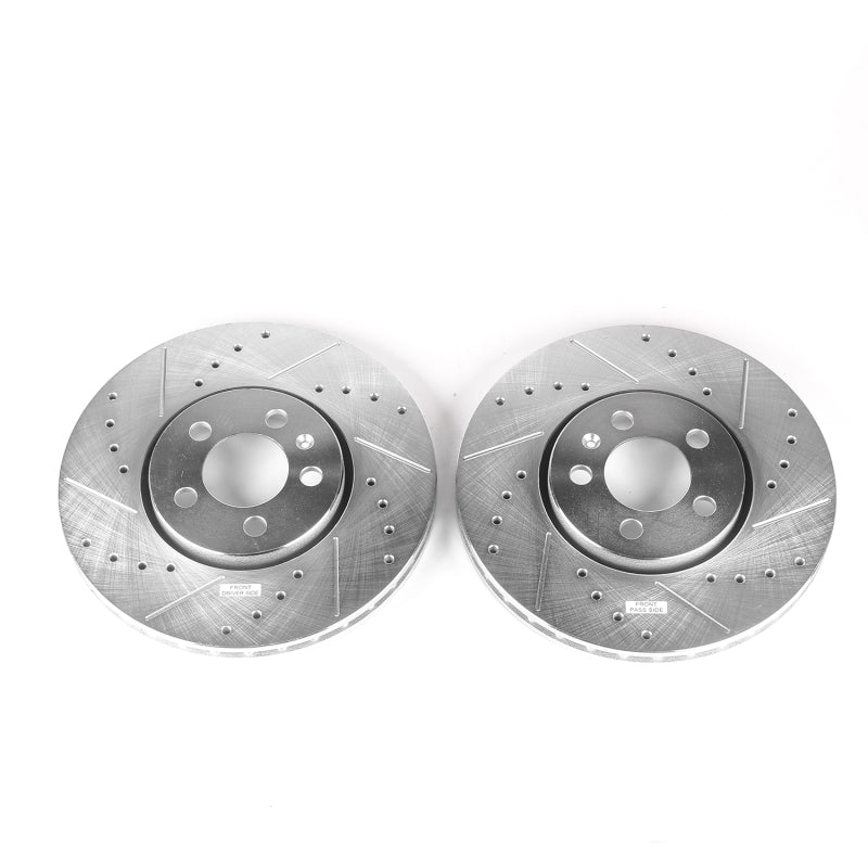 PowerStop 99-10 Volkswagen Beetle Front Evolution Drilled & Slotted Rotors - Pair