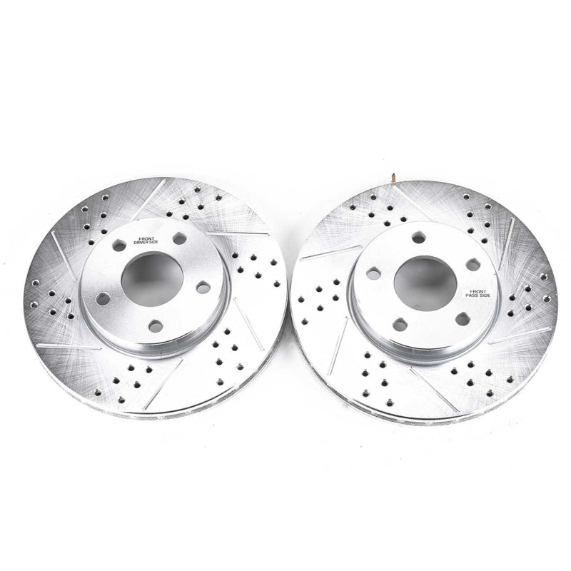 PowerStop 14-18 Ford C-Max Front Evolution Drilled & Slotted Rotors - Pair