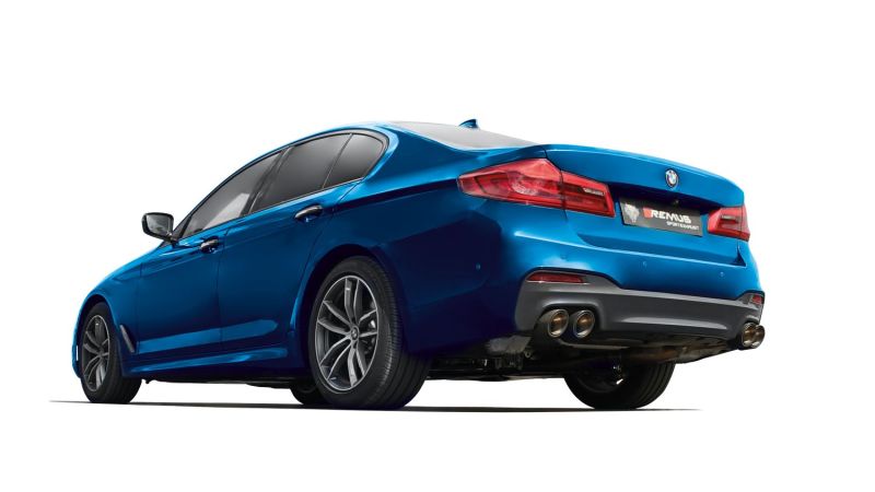 Remus  Bmw 5 Series M550i Xdrive G30 Sedan 2017 M550i Xdrive 4.4L 340 Kw (N63r) Axle Back