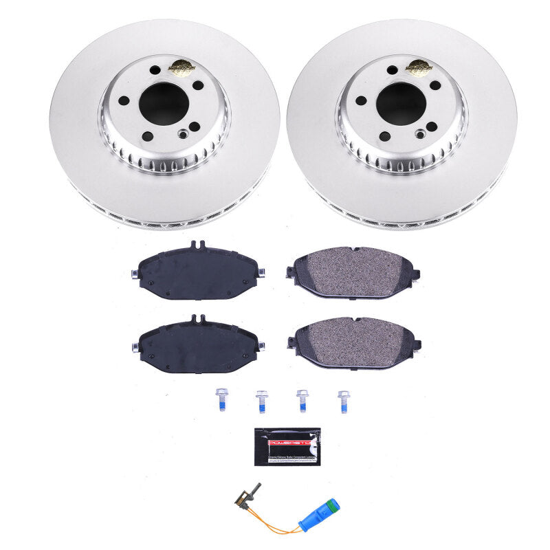 PowerStop 17-18 Mercedes-Benz C300 Front Euro-Stop Brake Kit