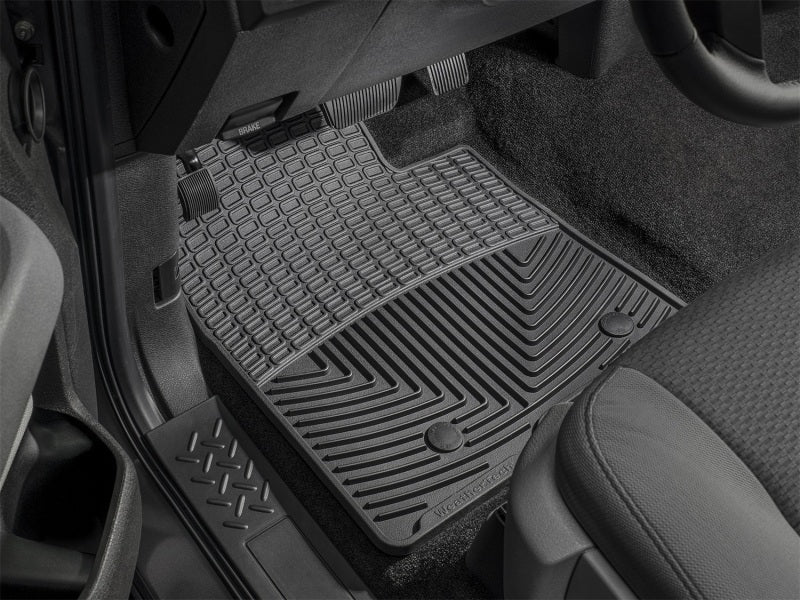 WeatherTech  09-11 Bmw 7-Series (F01/F02) Front And Rear Rubber Mats - Black