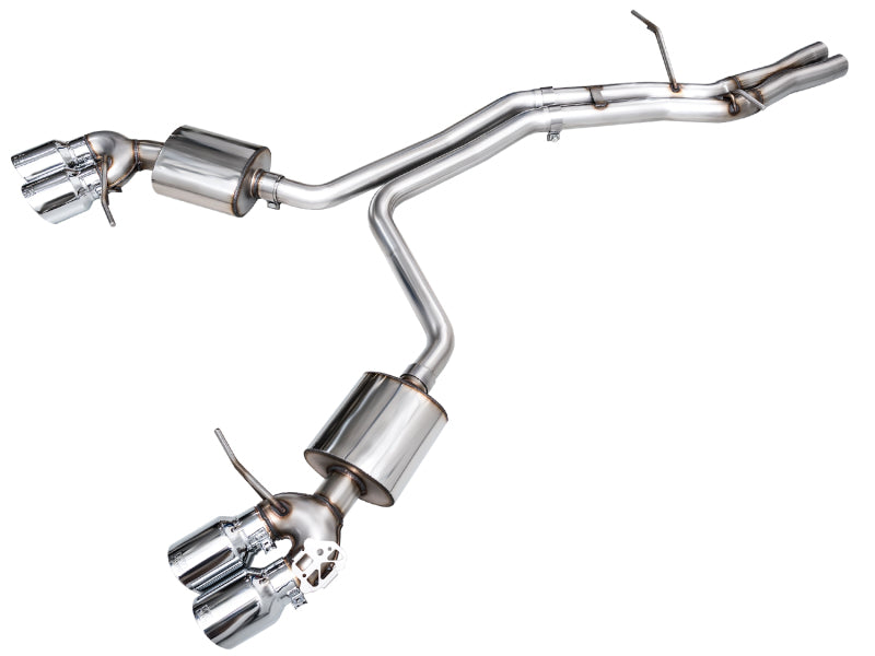 AWE Tuning Touring Edition Catback Exhaust w/ Chrome Silver Tips - Porsche 19-21 Porsche Macan 3.0T/2.9TT