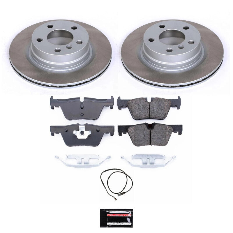 PowerStop 2014 BMW 428i xDrive Rear Semi-Coated Rotor Kit