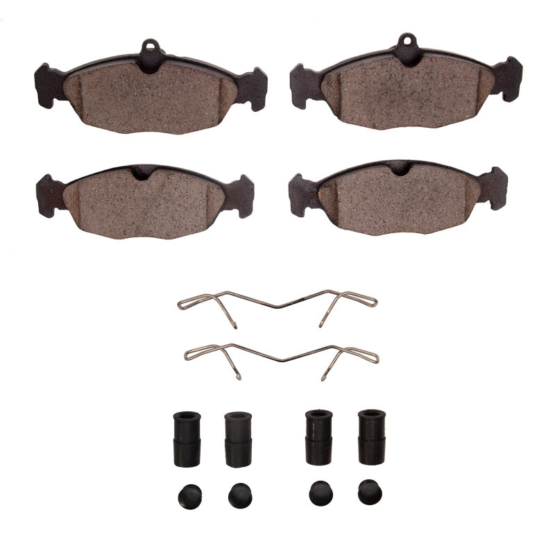 DFC 97-06 Jaguar XKR Rear 5000 Advanced Low Metallic Brake Pads and Hardware Kit