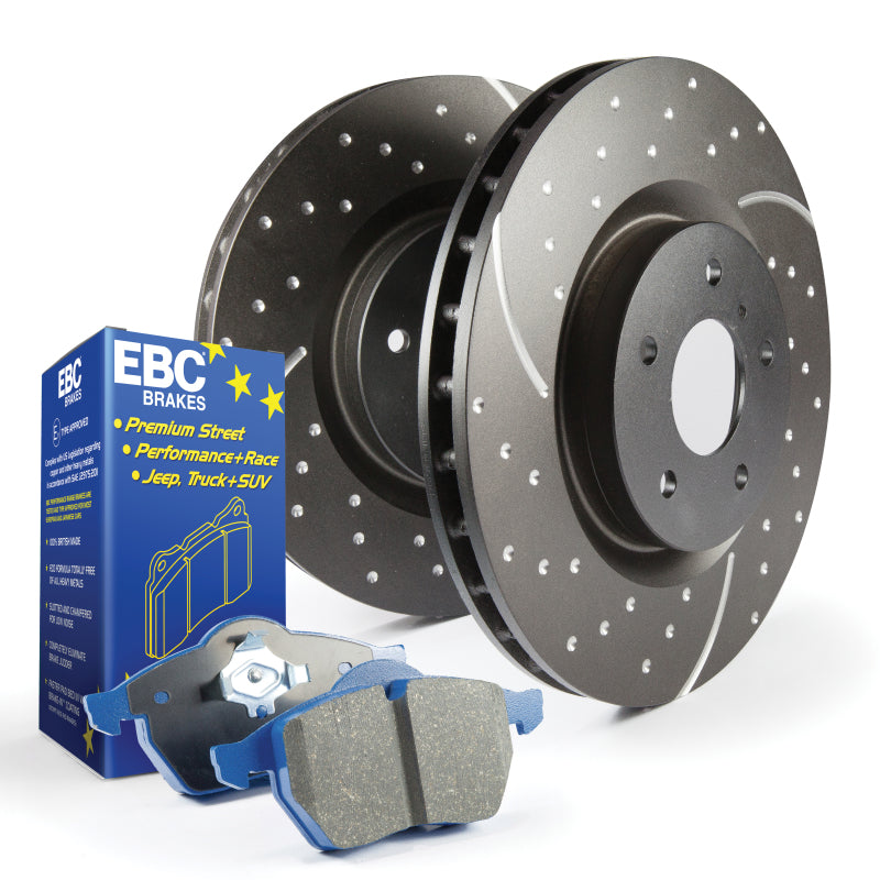 EBC S6 Kits Bluestuff Pads and GD Rotors - 2006-2013 Audi A3 Base