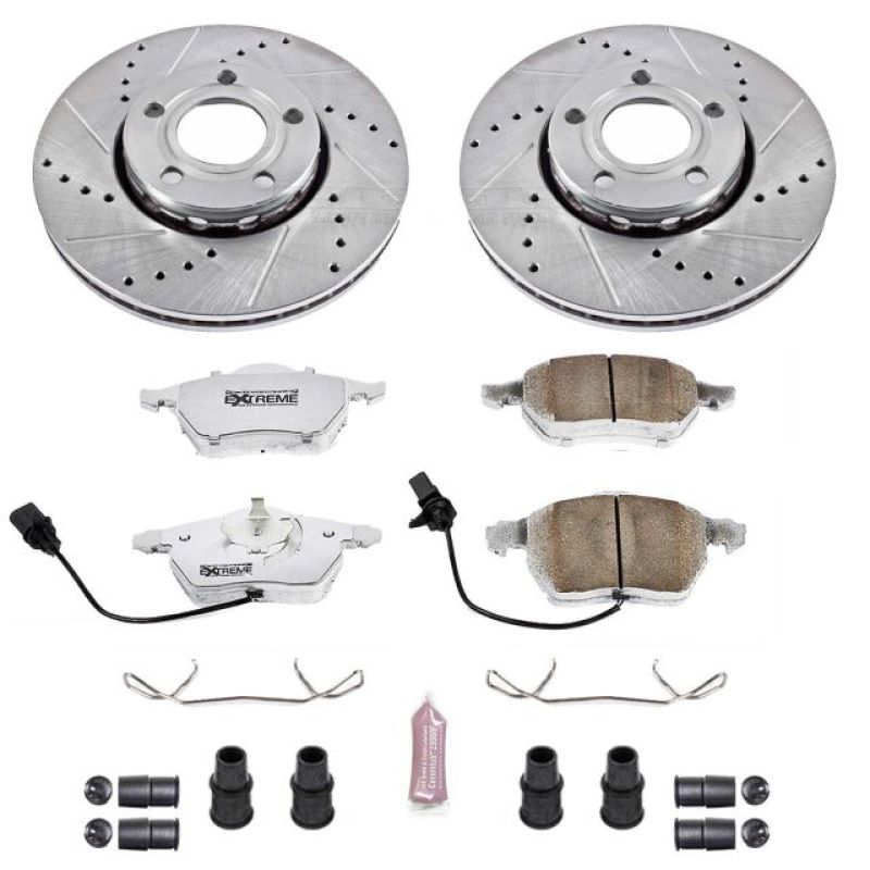 PowerStop 99-04 Audi A4 Front Z26 Street Warrior Brake Kit